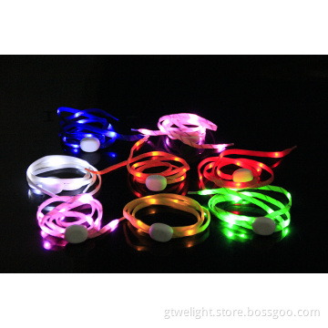 The Length Can Be Customized LED Nylon Flashing Shoelaces